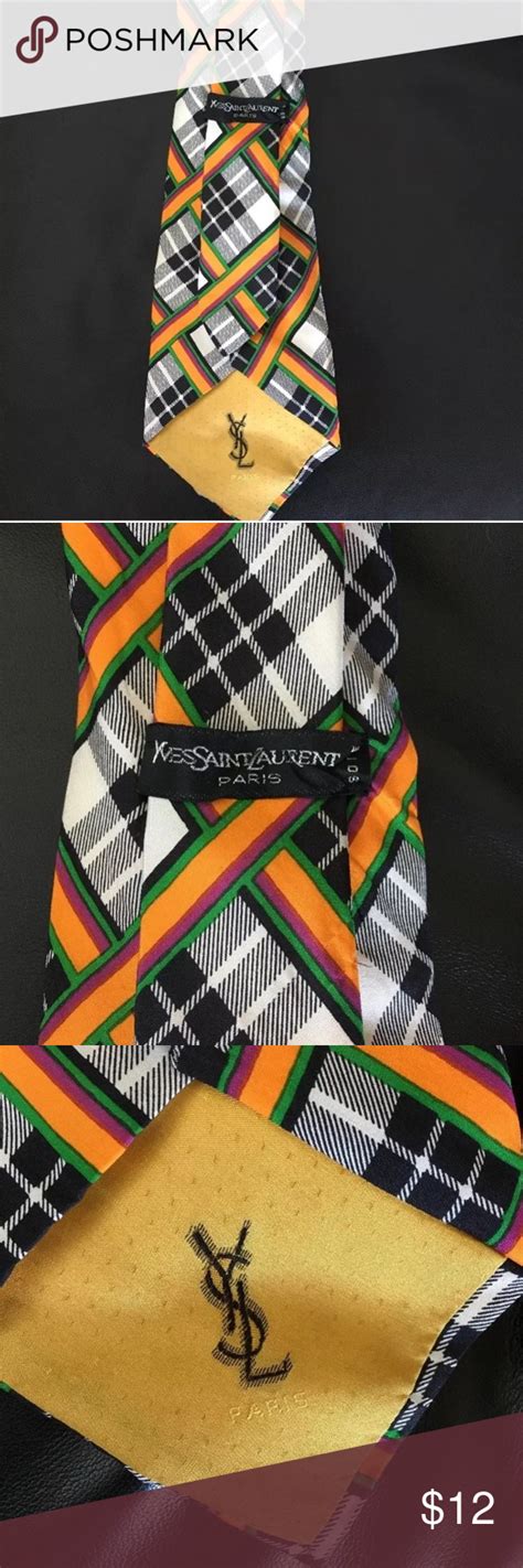 yves saint laurent silk tie|ysl ties for men.